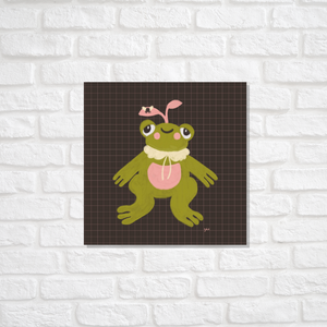 Froggy Sprout Poster