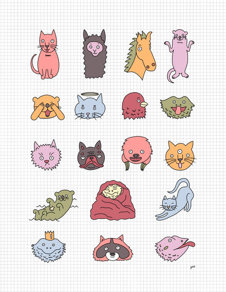 Critter Collection Poster
