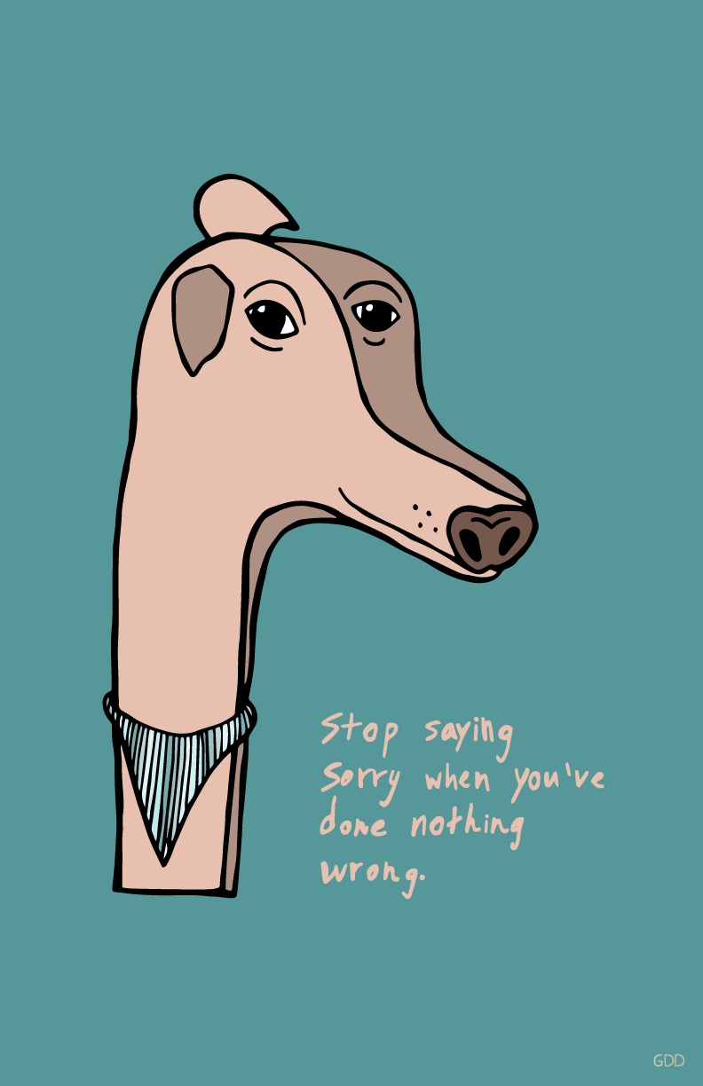 Stop Saying Sorry Poster